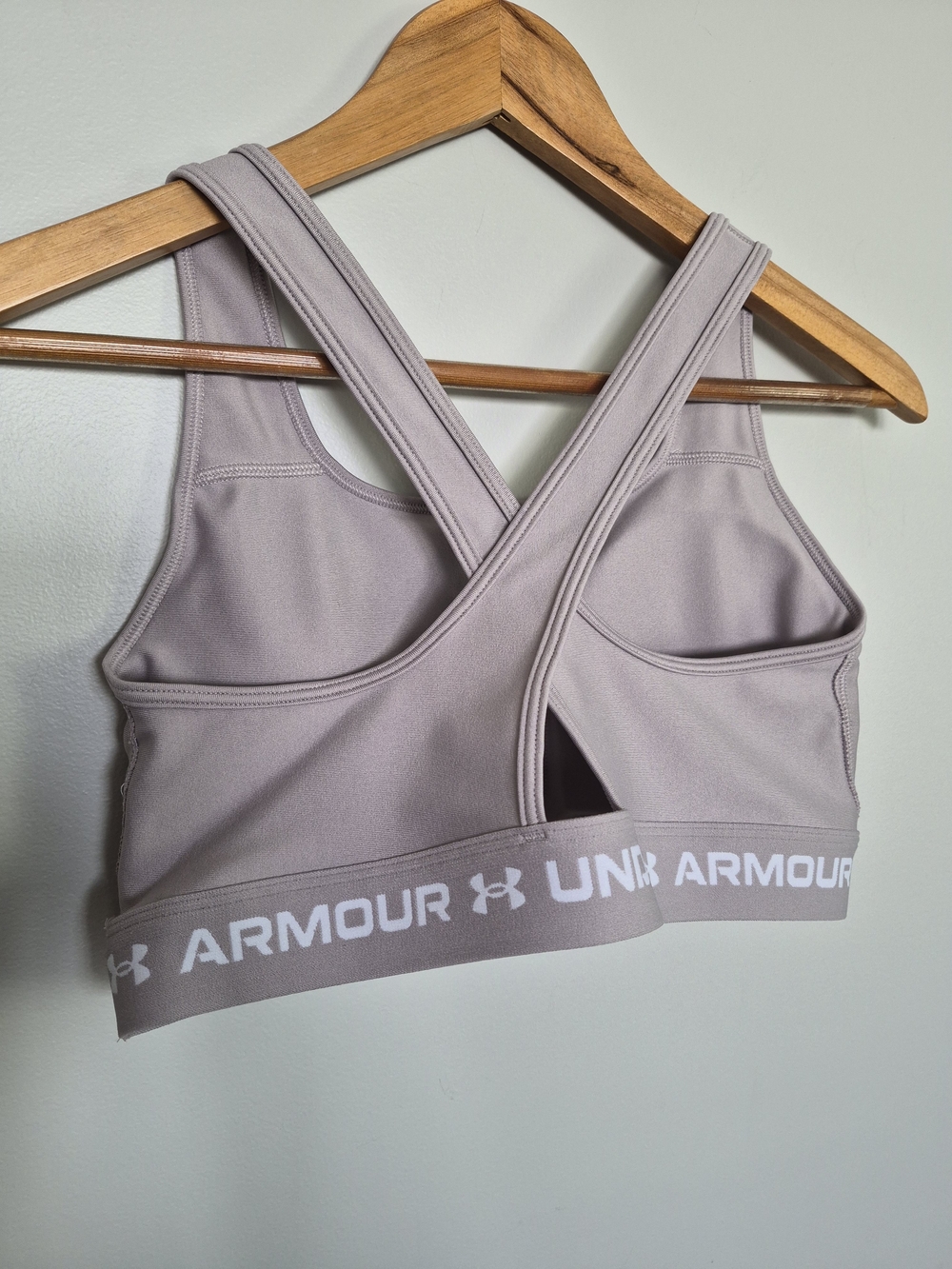 Under Armour Mauve-Pink Medium Support Sports Bra